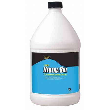 PRO PRODUCTS Water Neutralizer, Neutra Sul, Eliminate Rotten Egg Smell, 1 gal Bottle, Use With Chemical Feed Pump HP41N