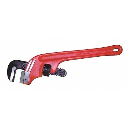 Wheeler-Rex 18" L 2-1/2" Cap. Iron End Iron Pipe Wrench, 18" 4718
