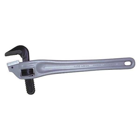Wheeler-Rex 24" L 3" Cap. Aluminum Aluminum Off-Set Pipe Wrench, 24" 4824