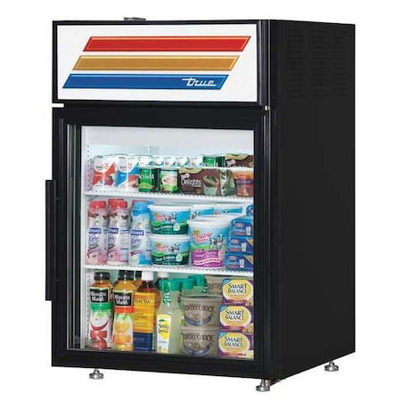 True Countertop Glass Door Merchandiser GDM-05-HC-TSL01-BLK
