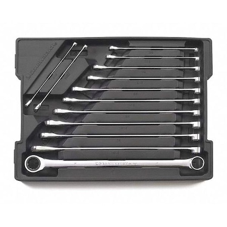 Gearwrench 13 Piece 72-Tooth 12 Point XL GearBox Double Box Ratcheting SAE Wrench Set 85999