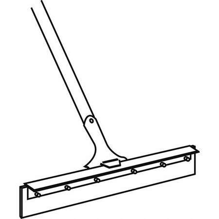 Rubbermaid Commercial Floor Squeegee, 18", Straight FG9C3100BLA