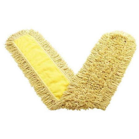 Rubbermaid Commercial Trapper 65% Post Industrial Cotton and 35% PET Plastic Wet Mop Heads FGJ15800YL00