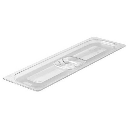 Rubbermaid Commercial Cold Food Pan Cover, 1/2 Size Long, Clear FG141P00CLR