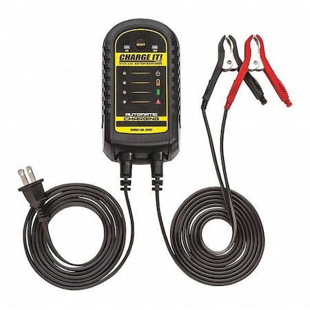 Solar Battery Charger/Maintainer, 2.5A, 6/12V 4502