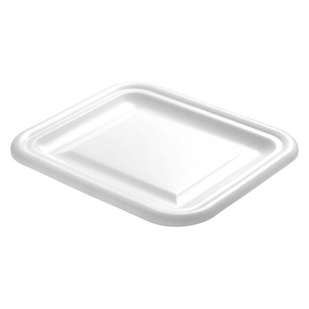 Rubbermaid Commercial Food Tote/Box Lid, 15x12-3/4", White FG361600WHT