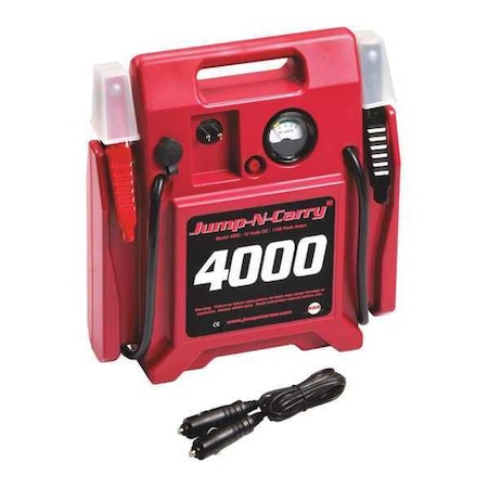 Solar Jump Starter, 1100 Peak Amp, 12V JNC4000