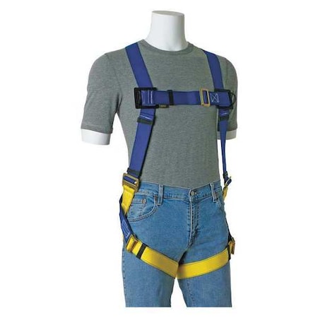 GEMTOR Full Body Harness, Vest Style, 2XL 922FD-9