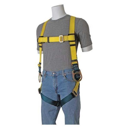 Gemtor Full Body Harness, Vest Style, XL 900H-4