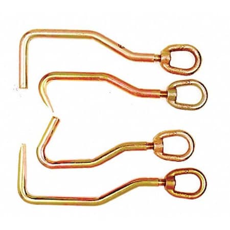 Keysco Tools Sheet Metal Hooks, Assortment, 4 pcs. 77060