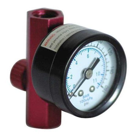 Keysco Tools Air Regulator, with Gauge 77337
