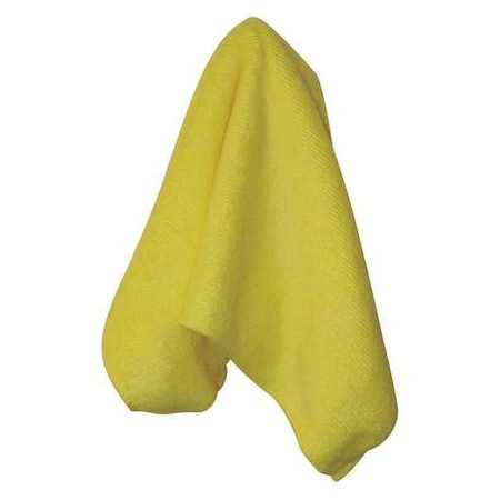 Microfiber Technologies Microfiber Cloth General Purpose Cloth Wipe 16" x 16", Yellow LFK700-90-LA012