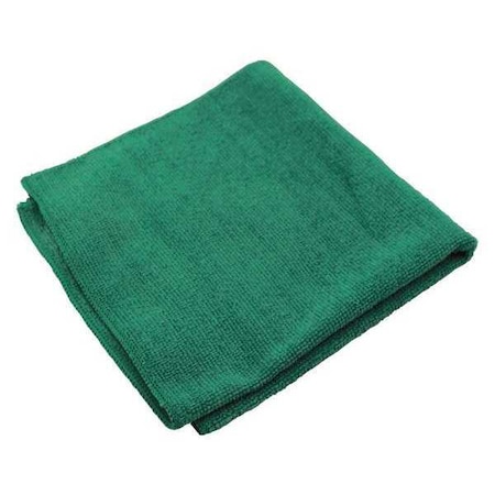 Microfiber Technologies Microfiber Cloth Cloth Wipe 16" x 16", Green LFK301-90-LA001