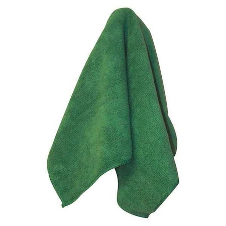 Microfiber Technologies Microfiber Cloth General Purpose Cloth Wipe 16" x 16", Green LFK300-90-LA024
