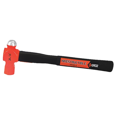 Groz Ball Peen Hammers, 24 oz., 14" 34540