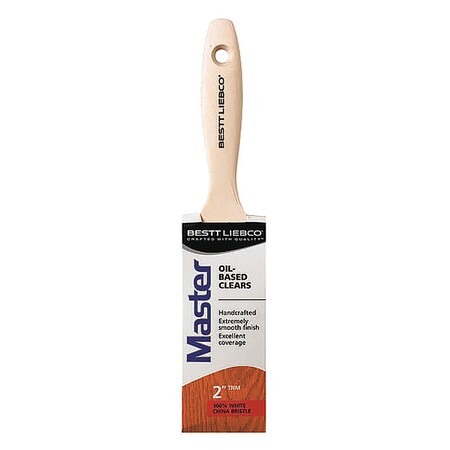 Bestt Liebco 2-1/2" Angle Trim Paint Brush, 100% White China Bristle, Wood Handle, 12 554565400