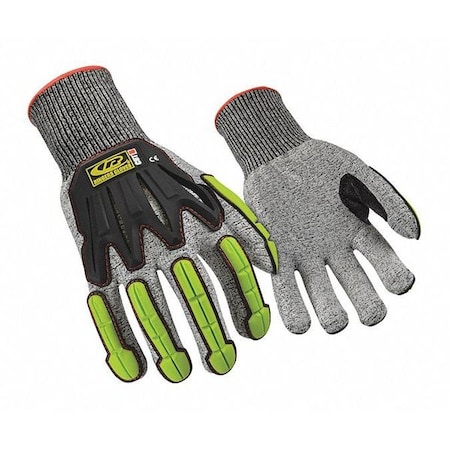 Ansell Cut Resistant Impact Gloves, Cut Level 5 , Uncoated , None , S 1 PR 060-08