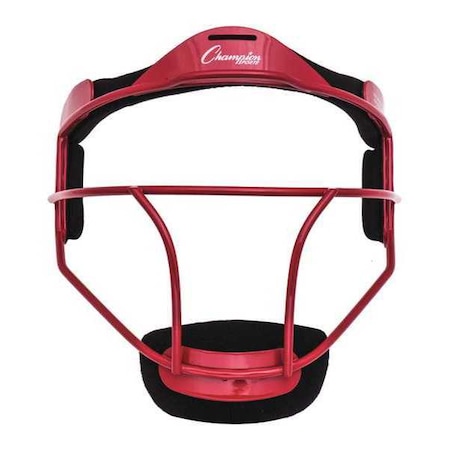 Champion Sports Adult SoftBall, Fielders Mask, Red FMARD