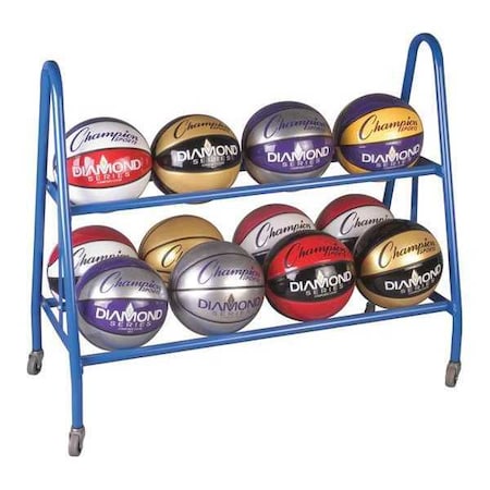 Champion Sports Delux Heavy Duty, 12 Ball, Cart 38x17.5x38 BRC12