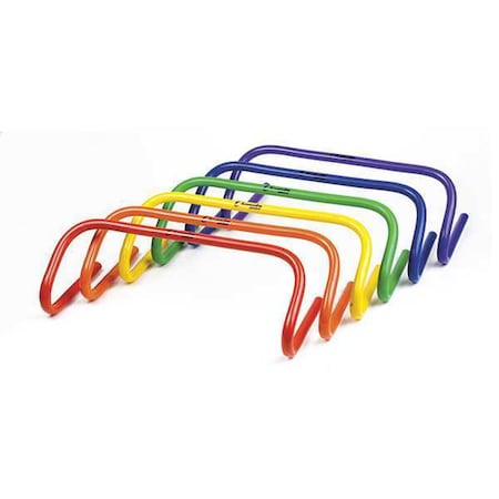 Champion Sports Speed Hurdle Set, Colored, PK6 PH66SET