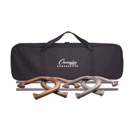 Champion Sports Deluxe Steel Horseshoe Tournament Set CG205