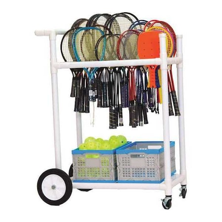 Champion Sports Heavy Duty ABS Racket/Ball, Cart ATRCT