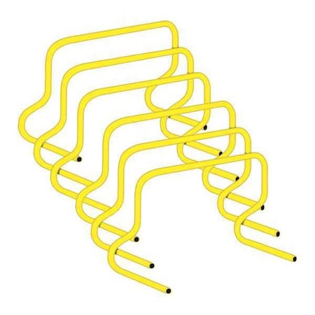 Champion Sports Weighted Training Hurdle Set, 12"H, PK6 WPH12SET