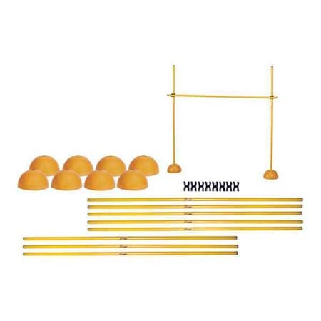 Champion Sports Agility Plyo Hurdle Set, 4 Adj Hurdles PLYOHRSET