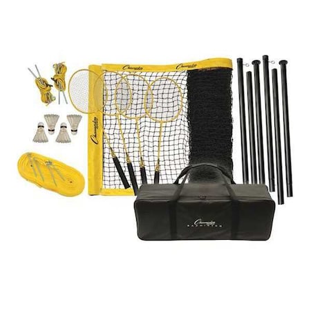 Champion Sports Deluxe Badminton Tournament Set In Case CG203