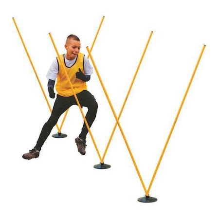 Champion Sports Pro Agility Pole Set, 12-71" Poles, PK12 PROAGSET