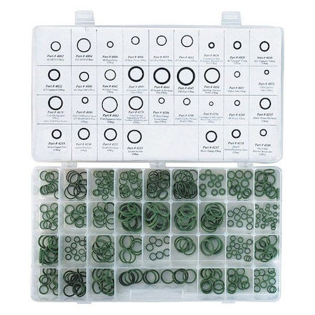 Fjc O-Ring Kit, Domestic, 34 Sizes, 350Pc 4275
