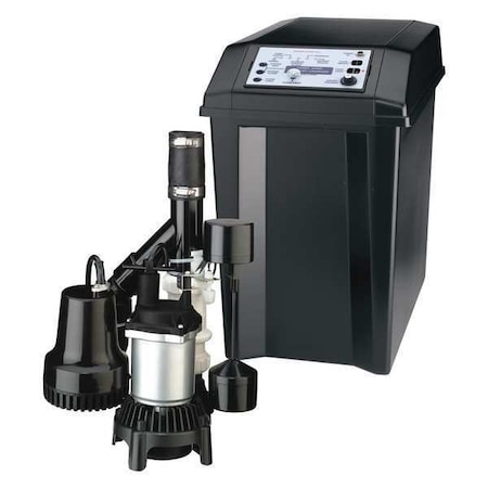 Pentair Flotec Sump Pump, Battery Backup System, 1/3HP FPCC3320