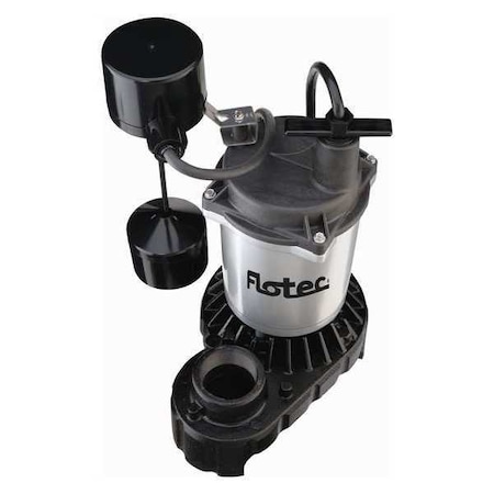 Pentair Flotec 1/3 HP 1-1/2" F Submersible Sump Pump 115V FPCI3350