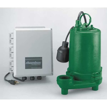 Myers EffluentPump, 20ft, 12A, 0.5hp, 115VAC S50HTPC1