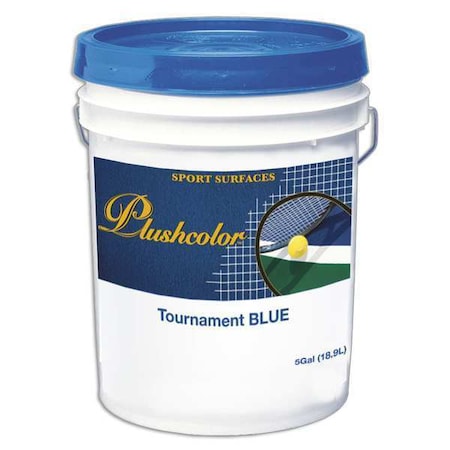 Plush Surface Coating, Plushcolor, Blue, 5 gal. 32002