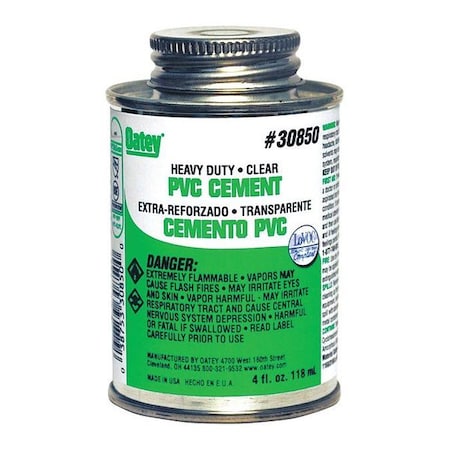 Oatey PVC HD Clear Cement, gal. 31011