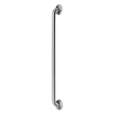 Dearborn Brass Concealed Grab Bar, 1-1/2x16", SS, Concealed Flange, 19" L, 304 Stainless Steel, Satin DB8916