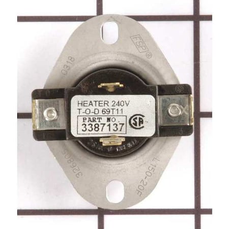 Whirlpool Dryer Regulating Thermostat 3387137