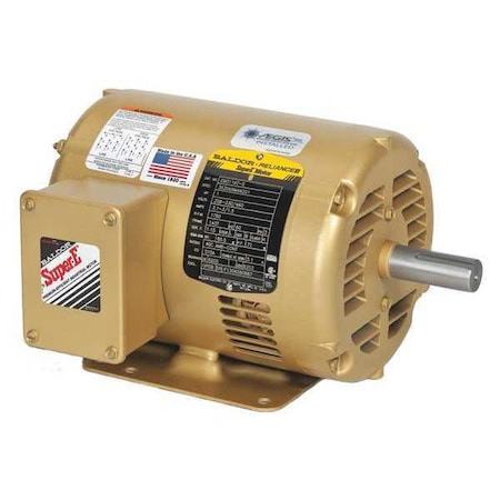 Baldor-Reliance Three-Phase AC Induction Motor, 3/4 HP, 56 Frame, 230V AC, 460V AC Voltage, 3,450 Nameplate RPM EM31111