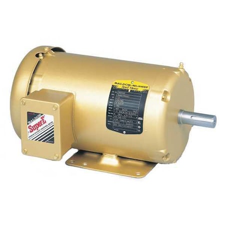 Baldor-Reliance Three-Phase AC Induction Motor, 1/2 HP, 56 Frame, 230V AC, 460V AC Voltage, 1,775 Nameplate RPM EM3538
