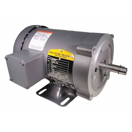 Baldor-Reliance Three-Phase AC Induction Motor, 1/2 HP, 56C Frame, 230V AC, 460V AC Voltage, 3,420 Nameplate RPM CM3537