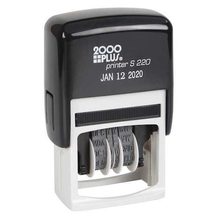 2000 Plus Date Stamp Self-Inking, Black 010129