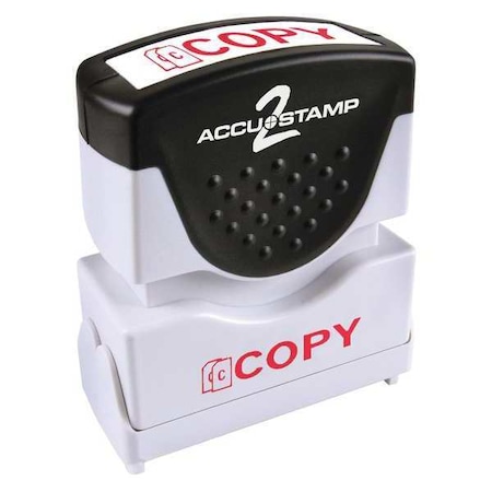 Accu-Stamp Accustamp 2, 1-Color Copy, Red 035594
