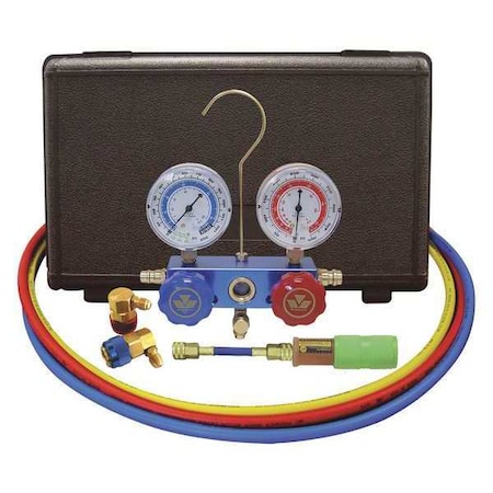 Mastercool Manifold Gauge Set, Standard Couplers 89660-UV