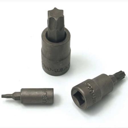 Cta Manufacturing 1/2" Drive, T70 SAE Socket, Tamper Torx T70 9573