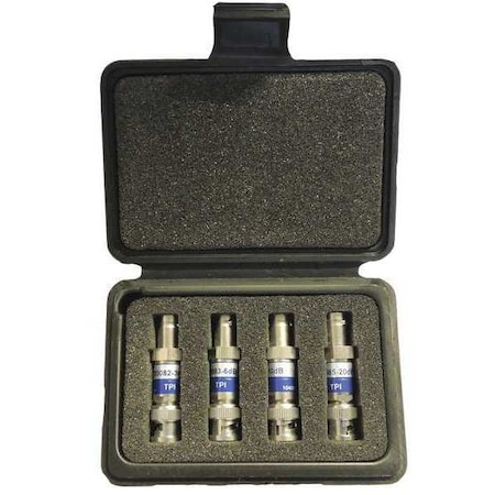 Test Products Intl BNC Attenuator Kit, 4 pcs Set 120086