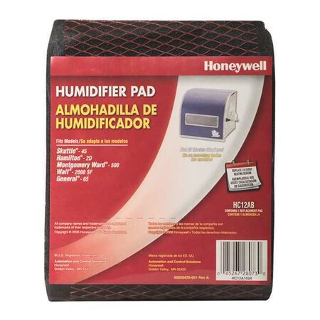 Honeywell Home Humidifier Drum Replacement Pad HC12A1024/C