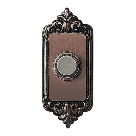 Honeywell Door Chime, Wired, Push, Lit, Venetian Brnz RPW317A1005/A