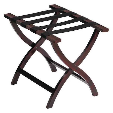 Hospitality 1 Source Luggage, w/ Contour Legs, Wood, Walnut LRWMC04