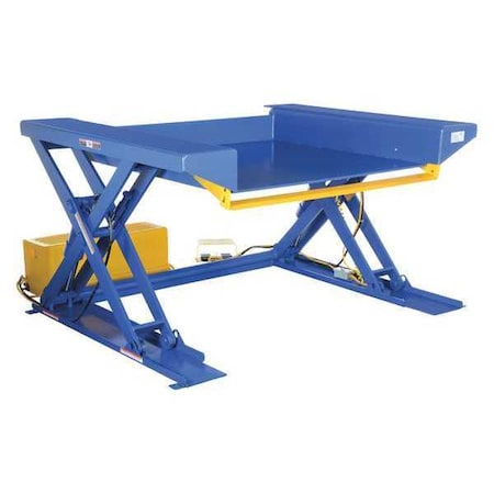 VESTIL Ground Lift Scissor Table, 4000 lb. Cap, 52"W, 51-1/2"L EHLTG-5250-4-36